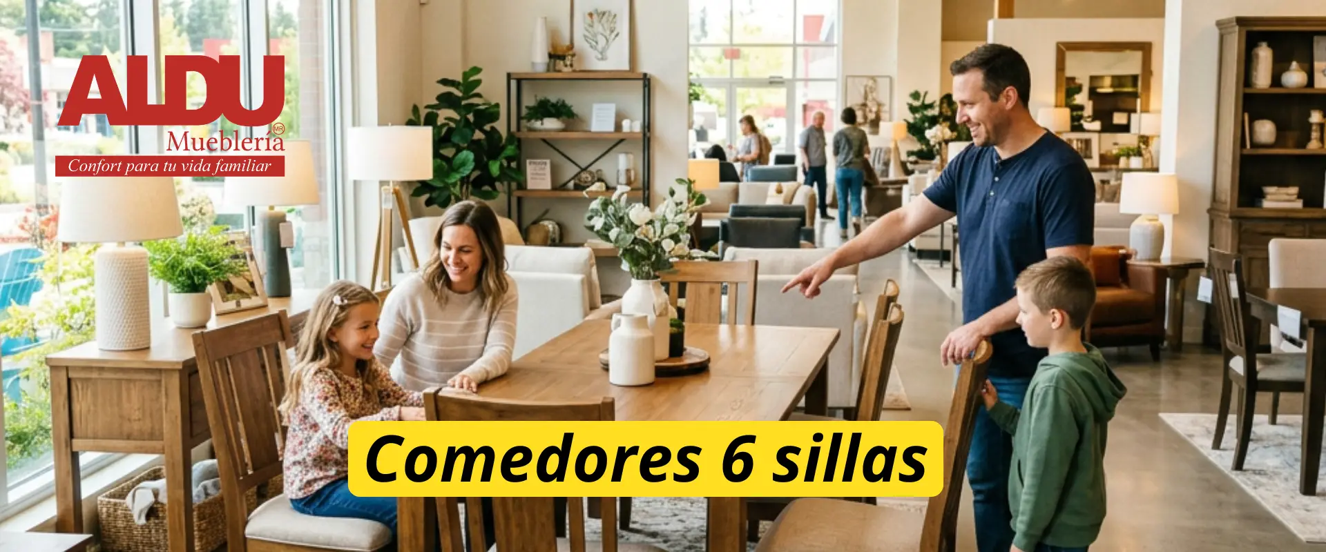 comedores 6 sillas aldu