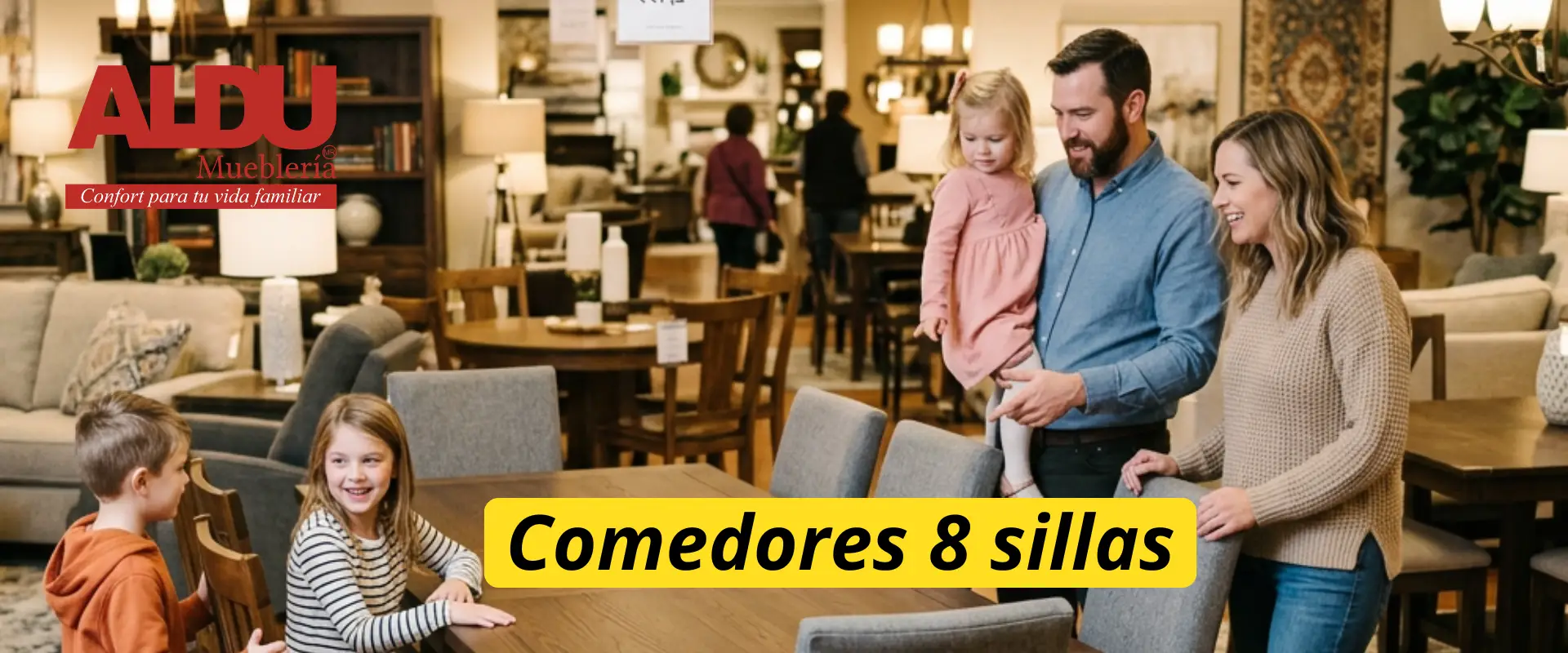 comedores 8 sillas aldu