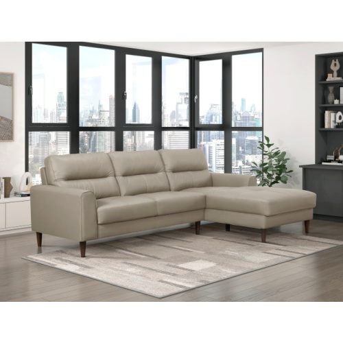 Sala Seccional en Piel Lewes Collection